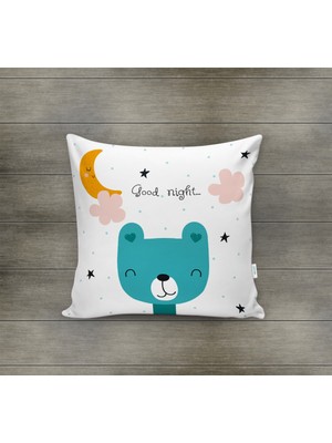 Evmila Dekoratif Çocuk Kırlent Kılıfı