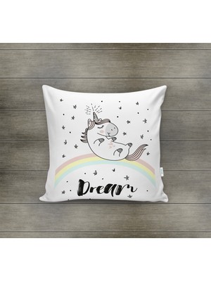 Evmila Dekoratif Çocuk Kırlent Kılıfı