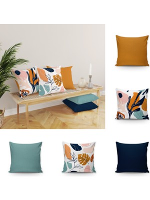 Evmila Dekoratif Kırlent Kılıf 5'li Set