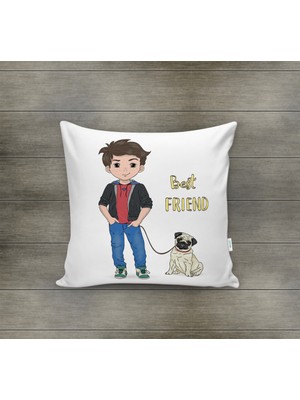 Evmila Dekoratif Çocuk Kırlent Kılıfı