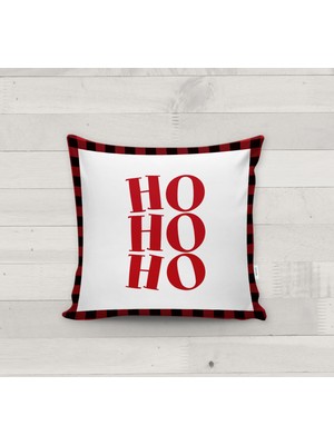 Evmila Dekoratif Yılbaşı Desenli Kırlent Kılıfı