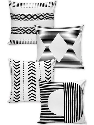 Evmila Kırlent Kılıf Seti 4'lü