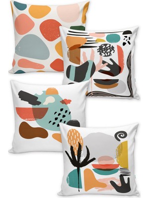 Evmila Kırlent Kılıf Seti 4'lü