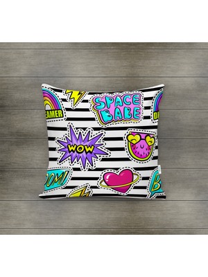 Evmila Dekoratif Çocuk Kırlent Kılıfı