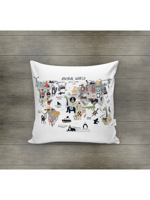 Evmila Dekoratif Çocuk Kırlent Kılıfı