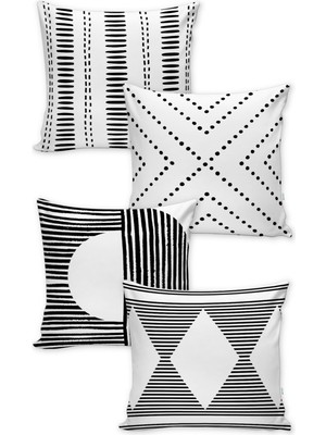 Evmila Kırlent Kılıf Seti 4'lü