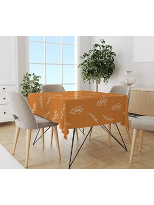 Evmila Baskılı Kadife Kumaş Masa Örtüsü