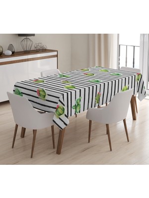 Evmila Evmila baskılı Kadife Kumaş Masa Örtüsü