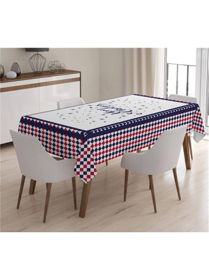 Evmila Yılbaşı Özel Merry Christmas Yazılı Masa Örtüsü