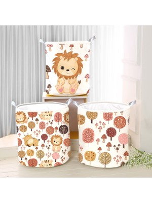 instababyrooms Dijital Baskılı Çok Amaçlı Sepet Model 40083