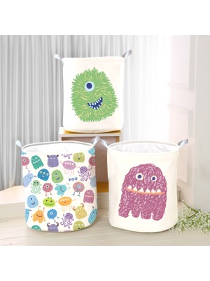 instababyrooms Dijital Baskılı Çok Amaçlı Sepet Model 40030