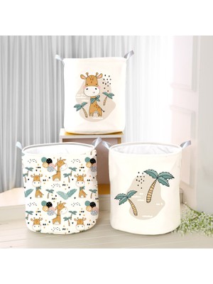 instababyrooms Dijital Baskılı Çok Amaçlı Sepet Model 40005