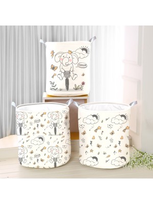 instababyrooms Dijital Baskılı Çok Amaçlı Sepet Model 40007