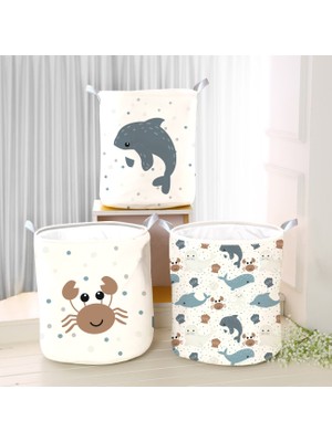 instababyrooms Dijital Baskılı Çok Amaçlı Sepet Model 40037