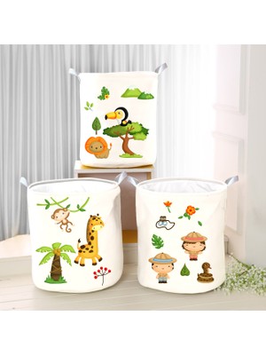 instababyrooms Dijital Baskılı Çok Amaçlı Sepet Model 40025