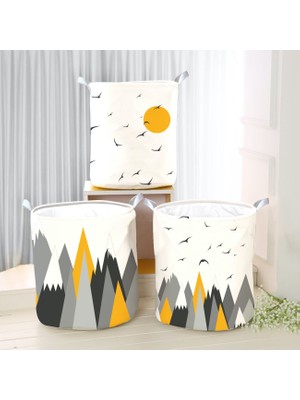 instababyrooms Dijital Baskılı Çok Amaçlı Sepet Model 01366