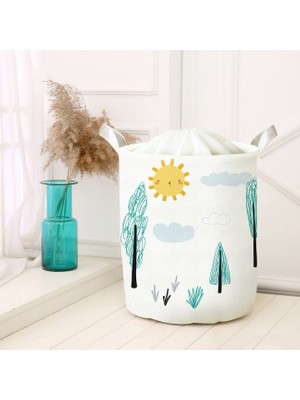 instababyrooms Dijital Baskılı Çok Amaçlı Sepet Model 01356