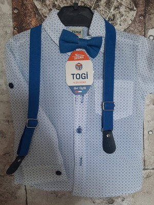 Togi Noktalı Desenli Erkek Gömlek Takımı 1/4