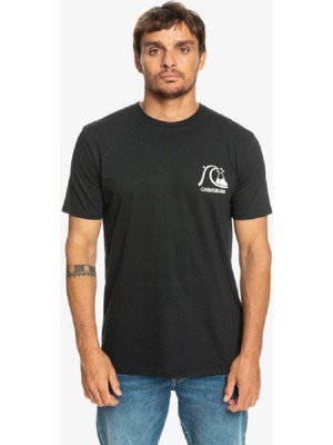 Quiksilver Theoriginaltee Erkek Siyah Tişört
