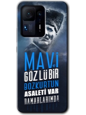 MRC İletişim Xiaomi Mi Mix 4 Kılıf Hd Desen Baskılı Arka Kapak - Bozkurt Atatürk
