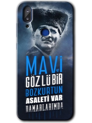 MRC İletişim Vestel E5 Kılıf Hd Desen Baskılı Arka Kapak - Bozkurt Atatürk