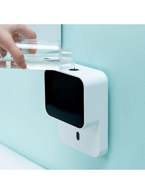 Xhltd Yeni Otomatik Indüksiyon Köpük El Yıkama LED Ekran Çamaşır Makinesi Kızılötesi Sensörü Sabunluk Banyo Duvar | Sıvı Sabunluk (Yurt Dışından)