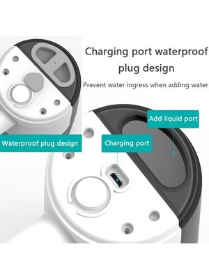 Xhltd Sabunluk Dokunmamış Otomatik Sıvı Pompa Eller Ücretsiz 600 ml Otomatik El Sabunluk USB / Pil Şarj Duvarı Dağı | Sıvı Sabunluk (Yurt Dışından)