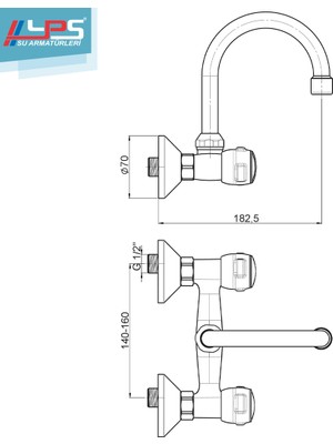 Yps Eski Tip Lavabo Bataryası