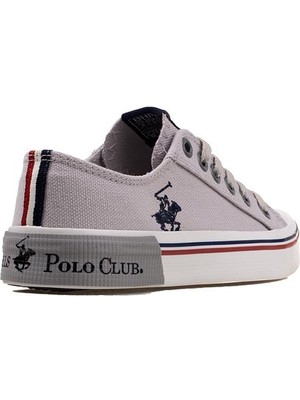 Polo Club Gri Unisex Kısa Keten Spor Ayakkabı