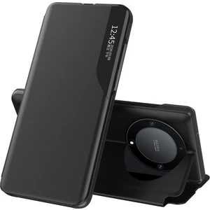 Onur Için X9A 5g / Magic5 Lite 5g Pu Deri Kabuk Yan Görünüm Pencere Standı Kılıf Telefon Kapağı (Yurt Dışından)