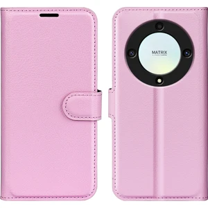 Onur Için X9A 5g Deri Telefon Kılıfı Stand Cüzdan Litchi Doku Tam Koruma Telefon Kapağı (Yurt Dışından)