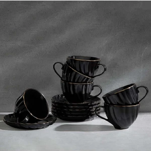 Yasemin 12 Parça Porselen Çay Takımı 92107