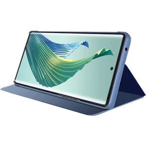 Deri Kılıf Şeref X9A 5g / Magic5 Lite 5g Görünüm Pencere Stand Aynası Elektraptaşlama Telefon Kapağı (Yurt Dışından)