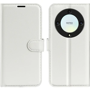 Onur Için X9A 5g Deri Telefon Kılıfı Stand Cüzdan Litchi Doku Tam Koruma Telefon Kapağı (Yurt Dışından)