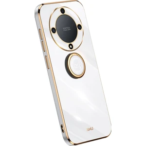 Honor Için Xinli MAGIC55 Lite 5g / X9A 5g Yüzük Kickstand Elektraplatma Telefon Kılıfı Tpu Telefon Kapağı (Yurt Dışından)