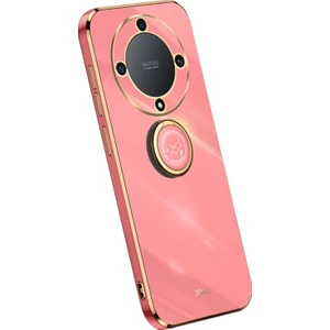 Honor Için Xinli MAGIC55 Lite 5g / X9A 5g Yüzük Kickstand Elektraplatma Telefon Kılıfı Tpu Telefon Kapağı (Yurt Dışından)