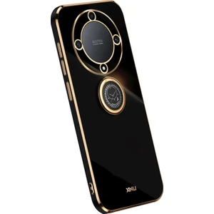 Honor Için Xinli MAGIC55 Lite 5g / X9A 5g Yüzük Kickstand Elektraplatma Telefon Kılıfı Tpu Telefon Kapağı (Yurt Dışından)