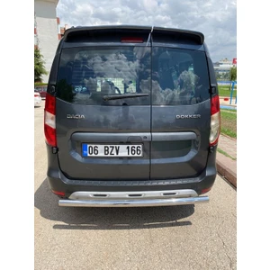 Dacia Lodgy Krom Arka Tampon Koruma Paslanmaz Çelik Tüm Modellerle Uyumlu