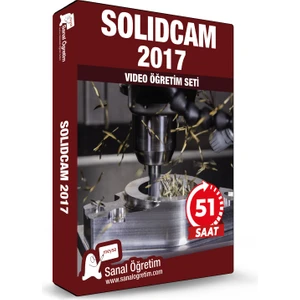 Sanal Öğretim Solidcam 2017 Video Ders Eğitim Seti