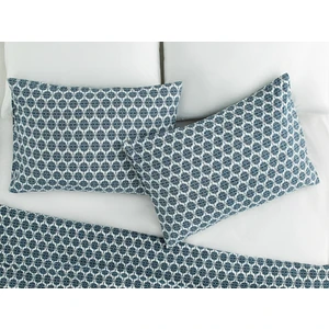 English Home Mini Polycircles Kolay Ütülenir 2'li Yastık Kılıfı 50 x 70 cm Lacivert