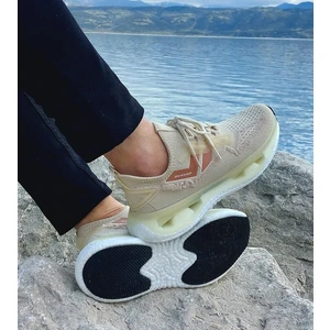 2357 Bej Air Yumuşak Taban Erkek Spor Ayakkabı