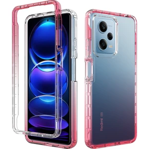 For Poco X5 Pro 5g Ikisi Bir Arada Şeffaf Gradyan Cep Telefonu Kılıfları (Yurt Dışından)