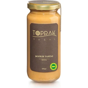 Toprak Doğal Çifte Kavrulmuş Tahin 250 G Konya Yerli Susam - Taze Üretilmiş Tahin