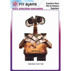 F17 Ajans Ütü Ile Yapışan Tekstil Baskı Görseli Wall-E