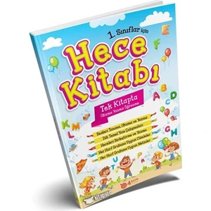 Hece Kitabı 4 Adım Yayınları 1 Sınıf Için Ilk Okuma Yazma Öğrenme Kitabı Örnek Harfler Okumayı Öğrenme Kitapı