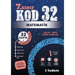 Tudem Yayınları 7. Sınıf Matematik Kod 32