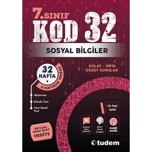 Tudem Yayınları 7. Sınıf Sosyal Bilgiler Kod 32