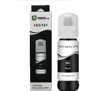 Photo Print Epson 103 Ecotank  L565 Siyah Ithal Muadil Mürekkep 70 ml