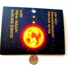 2022 Yılı Güneş Sistemi “gezegenler“ 10’lu Darphane Hatıra Para Seti Kiti Ile Birlikte