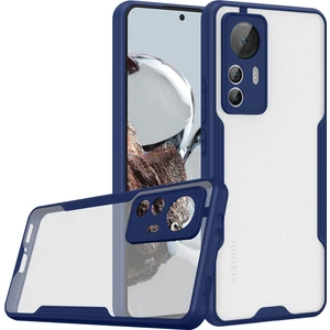 Xiaomi Mi 12T Pro ile Uyumlu Kılıf Kamera Korumalı Colorful Silikon Kapak - Lacivert